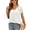 White, variant on Summer Blouses for Women Elegant Casual V Neck Chiffon Blouses Tops Shirts,White,2XL