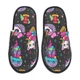 thumbnail image 1 of Fotbe Cat Icecream Pantuflas Peludas para Mujer con Estampado, Zapatillas de Peluche, Zapatos de Invierno para Casa, Uso Interior y Exterior-Medium, 1 of 8