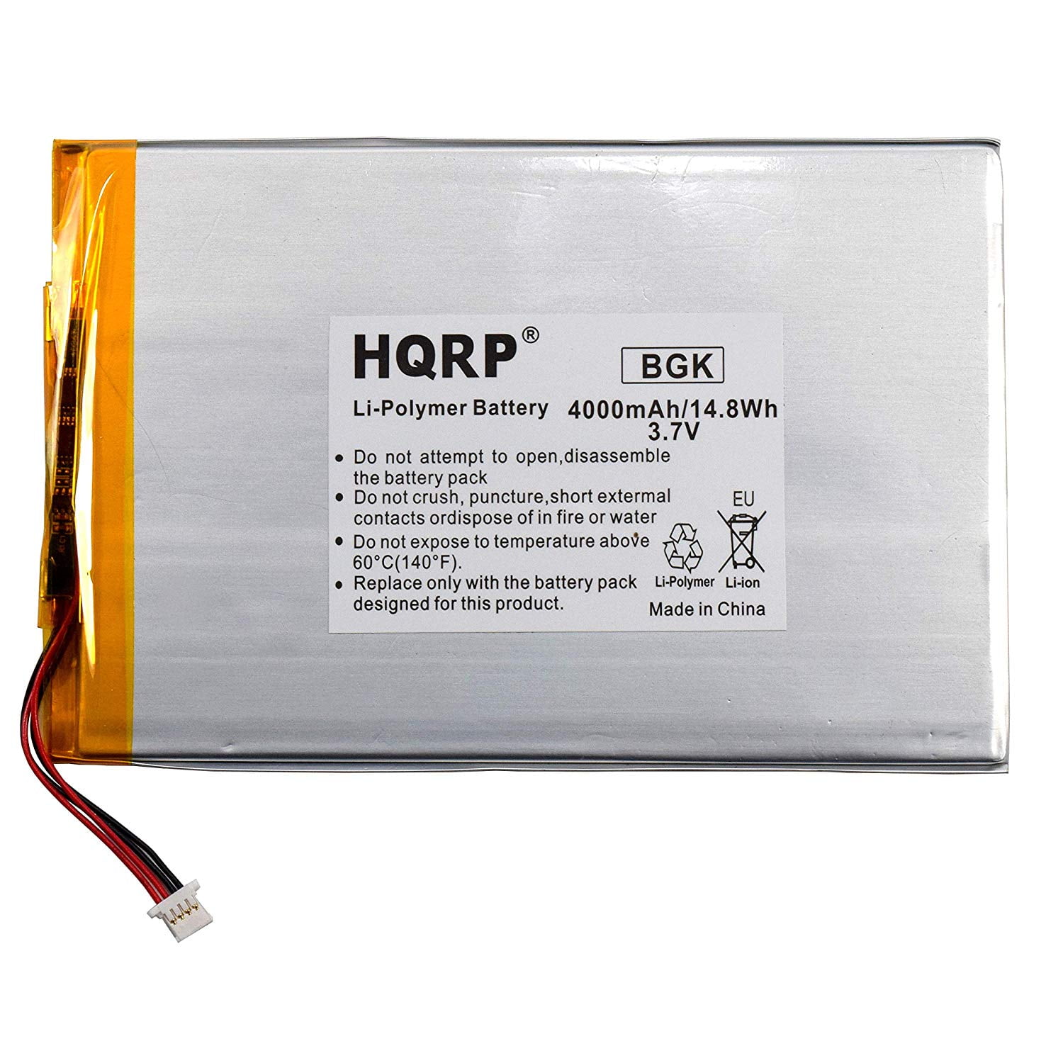 HQRP Battery fits RCA 10Inch Viking Pro RCT6303W87 RCT6303W87DK RCT6K03W13 Tablet PT3090135 3