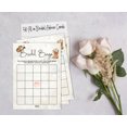 thumbnail image 4 of Inkdotpot CardsFor Bridal Wedding Shower Bachelorette Party Bulk Blank Square Fill In Gift Ideas 50CowgirlBingoGame, 4 of 7