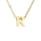 thumbnail image 1 of Delicado collar de oro para las mujeres lindo nombre de la letra gargantilla collares para niñas joyas, 1 of 3