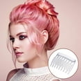 JTNero 24 Pieces Small Hair Side Combs Plastic French Teeth Hair Combs Hair Clip Comb DIY Bridal