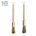 thumbnail image 3 of 36Pcs Laiton en Acier Brosse de Roue de Fil Mis Polissage Nettoyage Outil Rotatif Mini Brosse de Fil Tasse de Roue, 3 of 10
