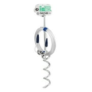 Pet Champion Dog Tie-Out Cable Spiral Stake Set 25' Medium Weight, 1.0 CT