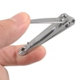 thumbnail image 3 of 2 Pcs Sharp Metal Fingernail Nail Clippers Cutters Silver Tone, 3 of 3