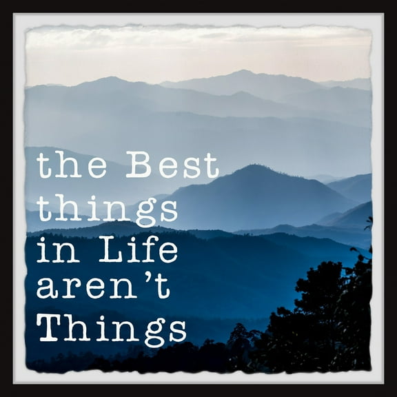 Marmont Hill Best Things in Life Framed Painting Print