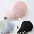 thumbnail image 2 of 1PC Baseball Cap Ladies Snapback Cap Hat Women Embroidered Cherry Blossoms Hat Hot, 2 of 6