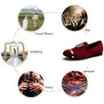 thumbnail image 5 of JITAI Mens Dress Tuxedo Shoes for Men Slip-on Loafers Red Size 12, 5 of 6
