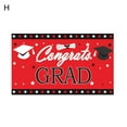 thumbnail image 2 of Neinkie Soft Fabric Class Graduation Photography Backdrop Black and Gold Bachelor Cap Balloon Grad Congrats Party Banner Background for Picture Photo Photobooth Decoration, 2 of 2