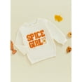 thumbnail image 5 of Elippeo Toddler Girls Sweatshirts Thanksgiving Clothes Letter Turkey Embroidered Crew Neck Long Sleeve Baby Pullovers Fall Tops 6 12 18 24 Months 3 4 Years, 5 of 9
