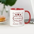 thumbnail image 3 of CafePress - Somebody In California Loves Me Mugs - 11 oz Ceramic Mug - Novelty Coffee Tea Cup, 3 of 4