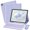 Light Purple, variant on 7-Color Backlit Keyboard Case Mouse for Samsung Tab A11 /A9 11"