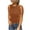 Brown womens tops summer, variant on USSUMA Solid Vest T-Shirts for Women Trendy Sleeveless Cute Ribbon Button Tank Dressy Blouse Casual Tops Summer Round Neck Women's Tunics Plus Size Shirt 2022