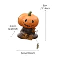 thumbnail image 3 of Fishing Pumpkin Resin Statue, Halloween Ghost Figurine Ghost Decor, Halloween Decorations Funny Ghost Statue,Cute Spooky Ghost Figurines, Scarecrow with Fish Hook for Garden Desk Party Decor, 3 of 9
