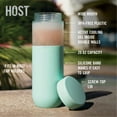 thumbnail image 3 of Host FREEZE Double Walled Water Bottle, Freezer Cooling Tumbler, 20oz Mint, 3 of 8