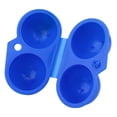 thumbnail image 1 of Portador de Huevos de Plástico Portátil, Caja de Almacenamiento, Contenedor para PÍcnic al Aire Libre, Uso en Acampada, Azul, Naranja, Capacidad para 2 Huevos, 1 of 7