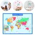 thumbnail image 4 of 2Pcs World Map Children Preschool Poster Household Kids Cognitive Poster, 4 of 4