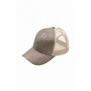 Glitter Trucker Ponytail Cap