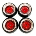 thumbnail image 3 of RC Wheel Rim Tires Rc Tires Remote Control 1/28 for Wltoys K969 K989 P929 1/28 Scale Buggy Hobby Red, 3 of 4