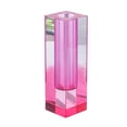 thumbnail image 2 of Sunjoy Tech Cuboid Vase Light Luxury European Style Faux Crystal Matte/Smooth Container Ornament Romantic Floral Arrangement Acrylic Pillar Vase Home Decor, 2 of 8