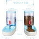 thumbnail image 2 of Comedero Automático para Mascotas Pequeñas y Medianas Set de Bebedero y Comedero Automático 3,8l, Comedero de Viaje y Dispensador de Agua para Perros, Gatos, Mascotas, Animales Azul-Azul- Sincero Electrónica, 2 of 5