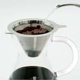 thumbnail image 3 of Stainless Steel Coffee Filter Reusable Pour Over Cone Dripper Holder Mesh Coffeeware Coffee Machine Accessories And Parts L, 3 of 7