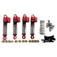 thumbnail image 1 of fastboy 4piece Front Rear Shock Absorber Damper For Hobbyplus 1/18 CR18P Rock Van Performance Premium Front Red 1Set, 1 of 6