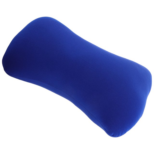 Raindrops Cooling Body Pillow Foam Particle Bone Pillow Blue for Camping 1Set