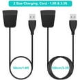 thumbnail image 3 of Charger for Fitbit Alta HR, Replacement Charging Cable Clip Cord for Fitbit Alta HR (2-Pack,1.8ft & 3.3ft), 3 of 5