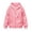 Hot Pink, variant on Back to School Sweatshirts for Girls Casual Loose Full Zip Long Sleeve Hoodies Soft Comfy Kids Fall Preppy Outerwear