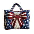 thumbnail image 2 of Independence Day Printing Tote Bag Squares Handle Handbag For Festival Travel Daily Use, 2 of 6