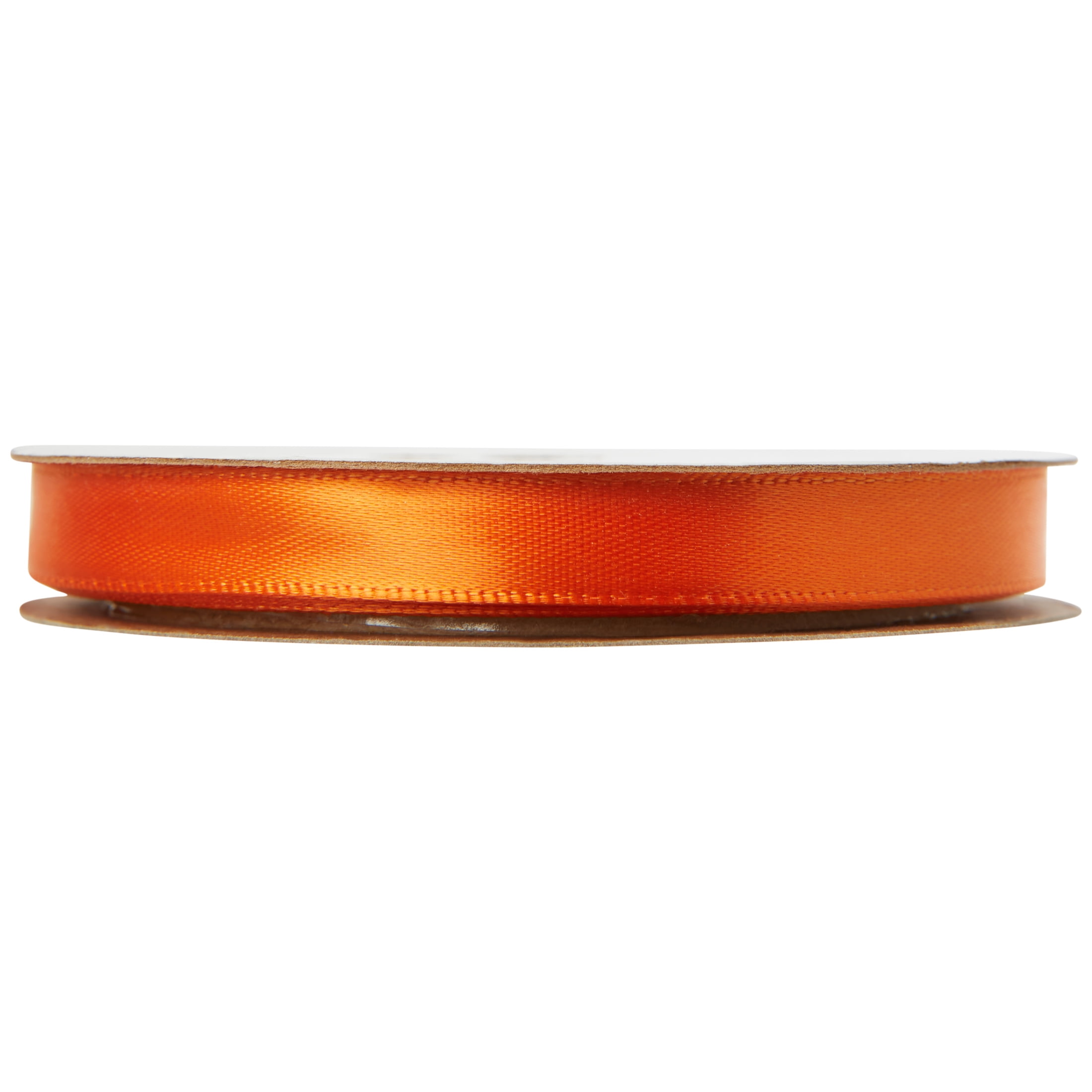 (3 pack) Offray Single Face Satin Ribbon 3/8"X18', Torrid Orange