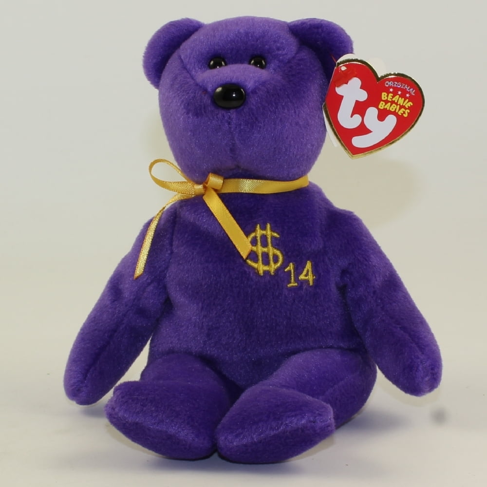 TY Beanie Baby BILLIONAIRE Bear 14 (Signed by TY Warner)