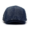 thumbnail image 2 of SikaFu New Cross -Border Hat Men's Beret. Water Washing Denim Hat Winter Plus Velvet Thick Peaked Cap, 2 of 6