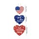 thumbnail image 3 of Patriotic Wooden Heart-Shaped Ornament For USA Independence Day Door Decoration Holiday Decor Wooden Sign, 3 of 6