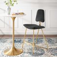 thumbnail image 2 of Bar Stool Chair Barstool, Velvet, Metal Steel, Black, Modern Contemporary Urban Design, Bar Pub Cafe Bistro Hotel Restaurant Hospitality, 2 of 9