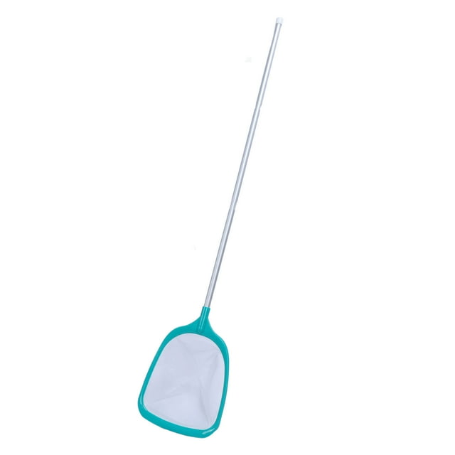 Pool Skimmer Net Replacement, Keep Clean Multi Functional Adjustable Length Non Break Pool Skimmer Net for Pond