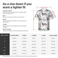 thumbnail image 3 of KLL Men's Hawaiian Shirt Short Sleeve Button Down Beach Shirts-German Shepherd Dog, 3 of 5