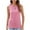 Pink, variant on Women's Tank Top Sport Sleeveless Cotton T-Shirt Athletic Workout Vest Lightweight Yoga Tee Shirt Summer Breathable Tank Tops