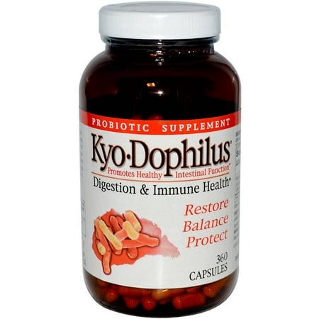 Kyolic Kyo-Dophilus Non Dairy Capsules, 360 CT (Best Non Dairy Probiotic)