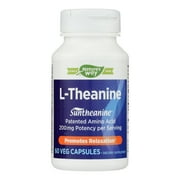 Angle View: Enzymatic Therapy L-Theanine Anxiety/Stress/Mood Capsules - 1 Each - 60 VCAP