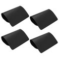 thumbnail image 4 of 4 manteles individuales resistentes al calor, manteles individuales de cuero artificial, impermeables, antideslizantes, lavables para cocina, color negro, 4 of 5