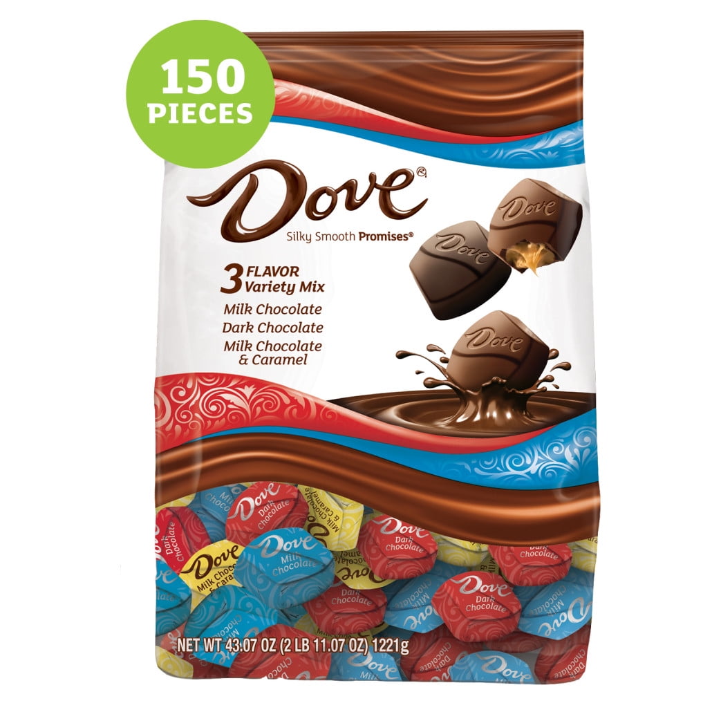 DOVE PROMISES Variety Mix Chocolate Candy 43.07 Ounce 153Piece Bag