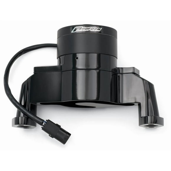 Proform Parts Water Pump 66225BK Powder Coated Black; Aluminum; Electric; Standard; Aluminum Fitting Included