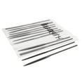 thumbnail image 2 of The Beadsmith Mini Needle Files – Metal Hand Files, 10MM, 2 Cut, Made of Steel – 12 Piece Set Includes: Round, Triangle, Knife File, Oval, Flat Blunt, Flat Tapered, Half-Round, and Square Files, 2 of 5