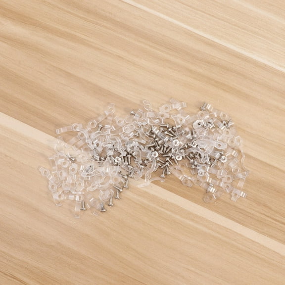 Raindrops Clips for Led Strip Lights Assorted Color 200Pcs 0.9 x 0.2 x 0.1in