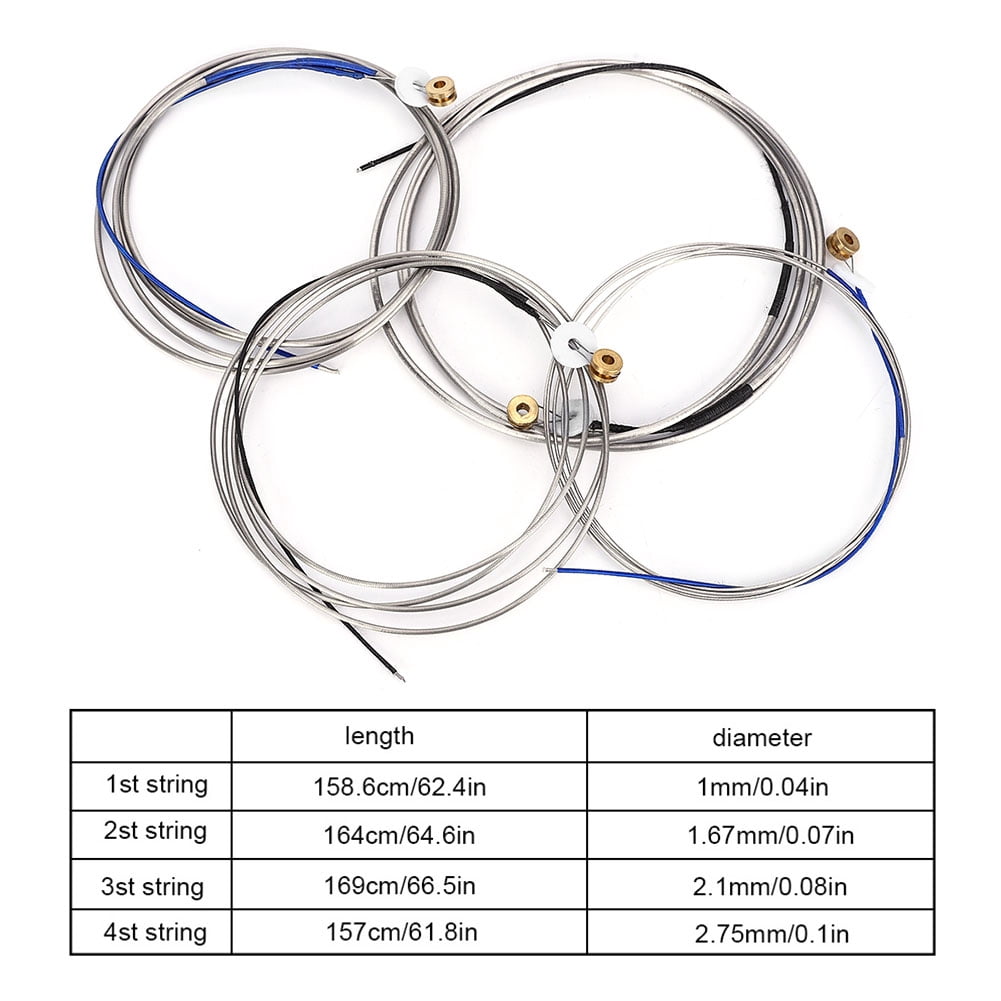 Double Bass String, Not Easy To Damage Fine Workmanship Easy To Install Double Bass Accessories, For Repair Master Professionals Double Bass Performance