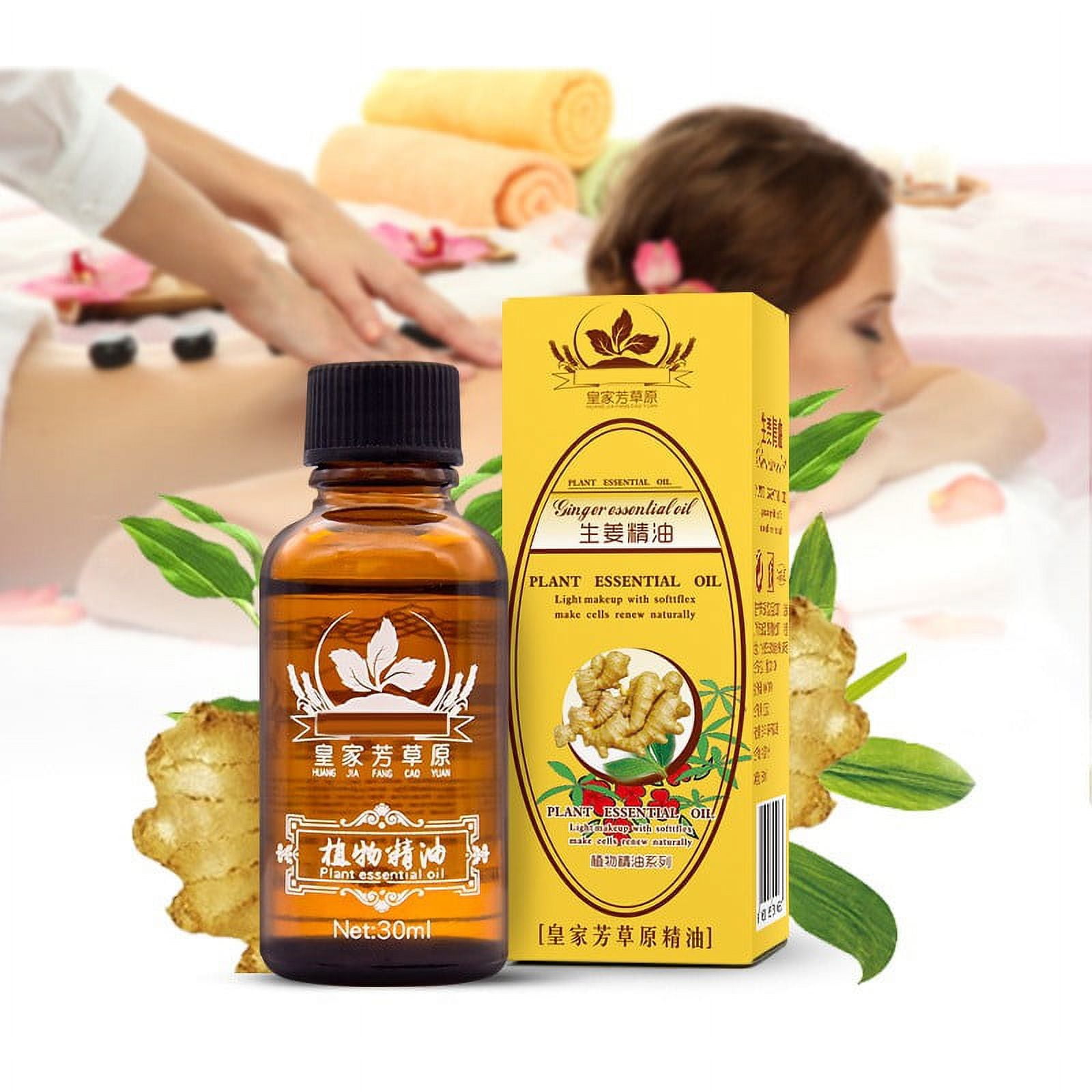 EUBUY Ginger Essential Oil Skin Care Essential Oil Moisturizing Anti Cold  Aromatherapy Body Massage Ginger Oil