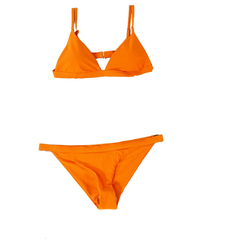 Shekini - Shekini NEW Orange Womens Size Medium M Triangle Top Hipster ...