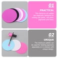 thumbnail image 2 of Shisuyan Manicure Color Mixing Plates Assorted Color 6Pcs 3.7x3.7in, 2 of 8